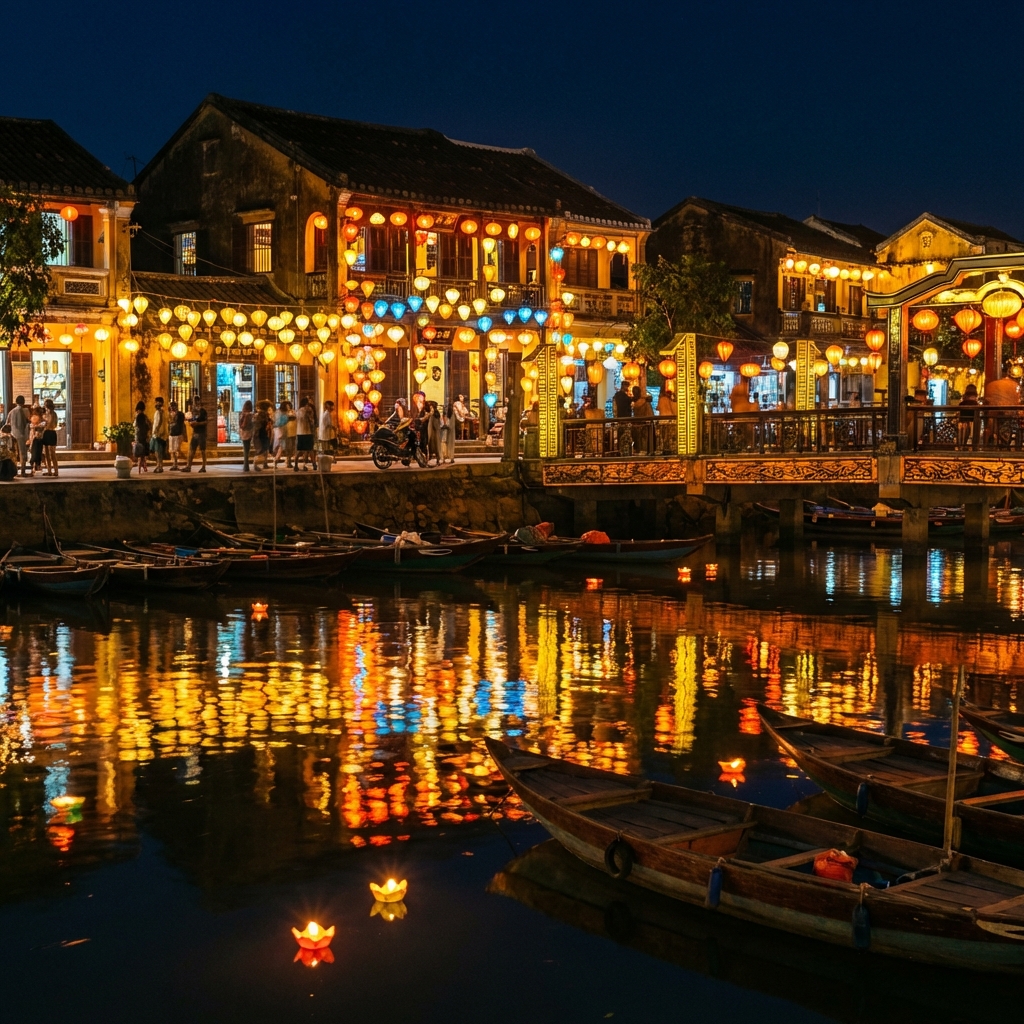 Đèn lồng Hội An miền Trung